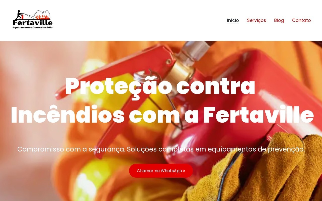 Preview do site Fertaville — projeto entregue pela AtivaSite