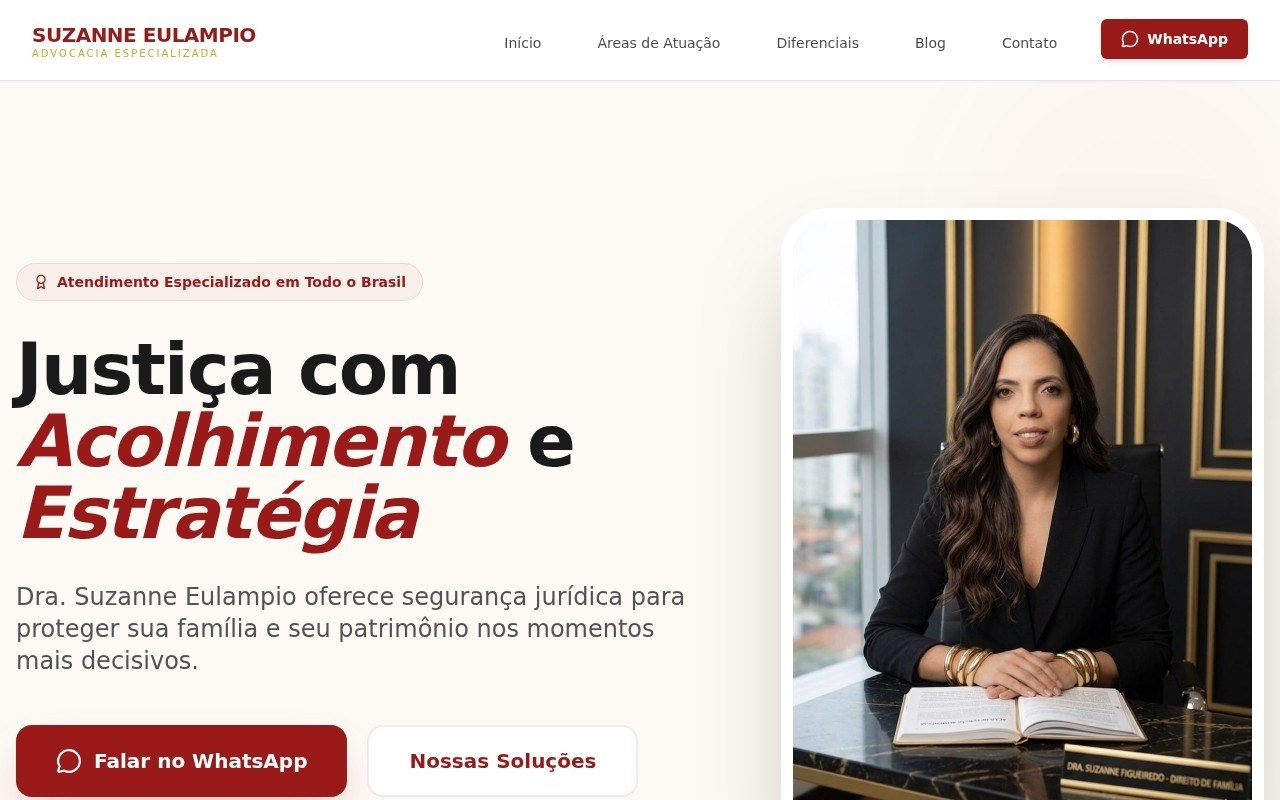 Preview do site Gentle Guidance — projeto entregue pela AtivaSite