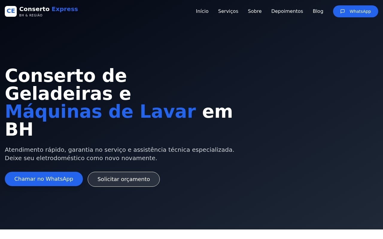 Preview do site Kindred Connection — projeto entregue pela AtivaSite