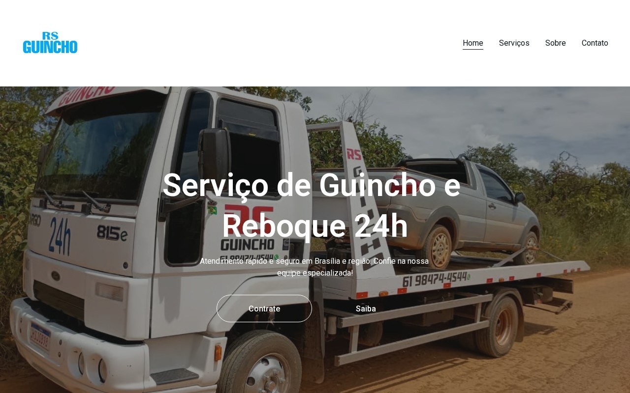 Preview do site RS Guincho DF — projeto entregue pela AtivaSite